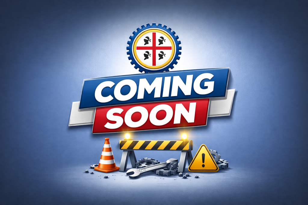 coming soon, pagina in costruzione