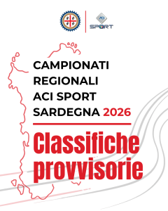 Campionati Regionali ACI Sport Sardegna 2026: pubblicate le classifiche provvisorie